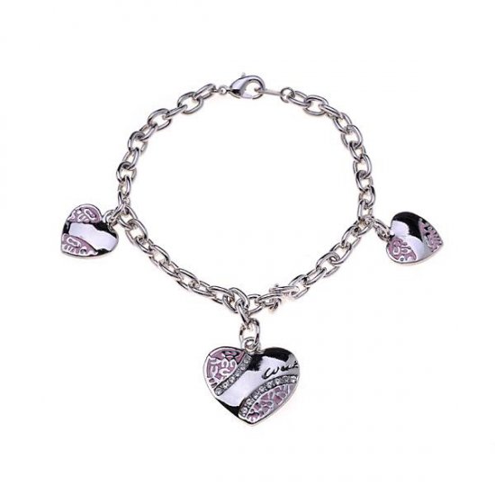 Coach Heart Signature Pink Bracelets ALE | Women